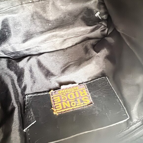 Stone Ridge Black Leather Mini Backpack - Picture 5 of 5